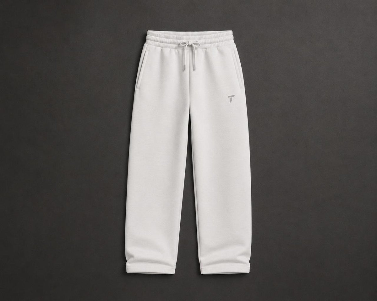 Essential Relaxed Fit Joggers – White