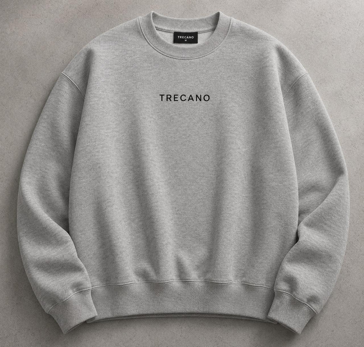Trecano Premium Grey Crewneck Sweatshirt